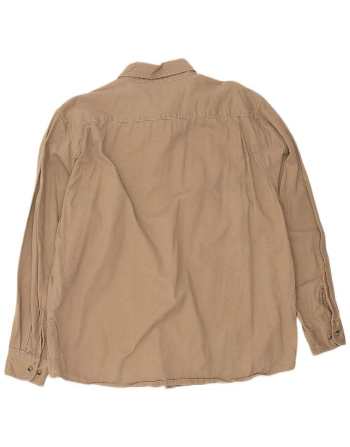 Мужская рубашка Wrangler XL, бежевый хлопок