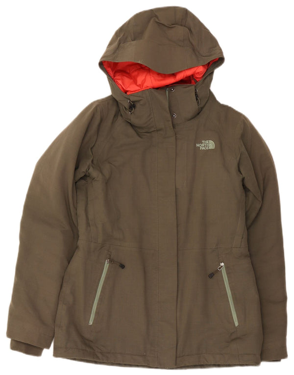 Женская просторная ветровка с капюшоном The North Face UK 10, маленький цвет хаки