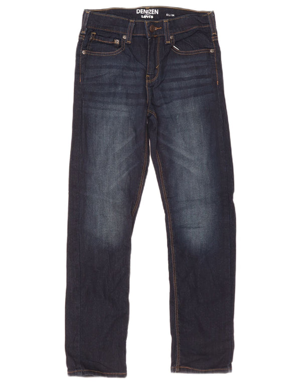 Levi's Обычные узкие джинсы Denizen для мальчиков 13-14 лет W26 L27 Темно-синий хлопок