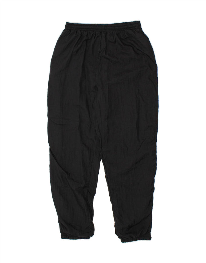 VINTAGE Womens Tracksuit Trousers Joggers Large Black Nylon Vintage Vintage and Second-Hand Vintage from Messina Hembry 