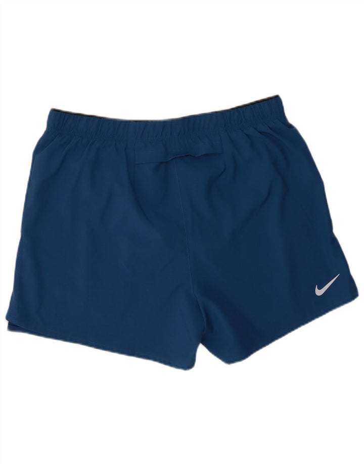 Мужские спортивные шорты Nike Dri Fit с графическим рисунком, большие синие, полиэстер