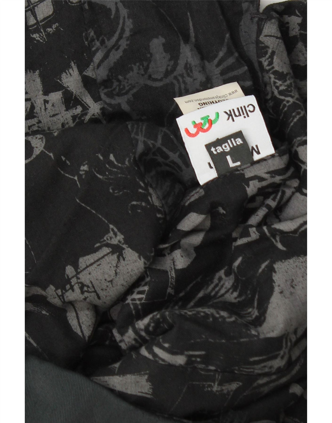 Мужской жилет Clink Jeans London с графическим рисунком, большой черный хлопковый