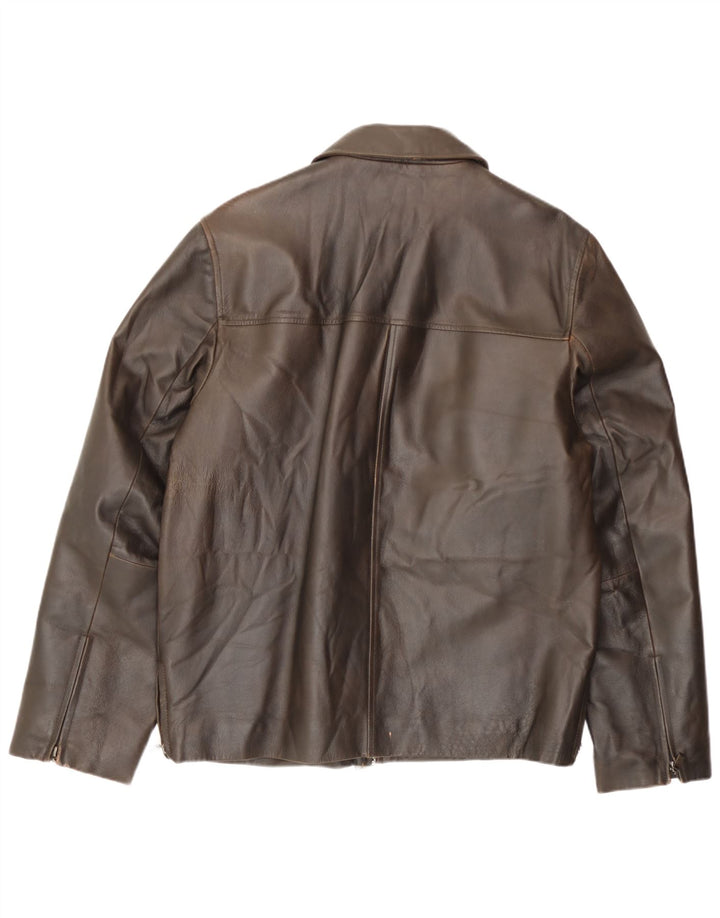 Мужская кожаная куртка Conbipel IT 48 Medium Brown Leather