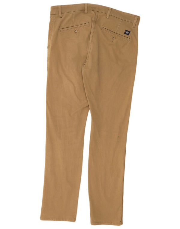 Мужские узкие брюки-чиносы Dockers W36 L32, бежевый хлопок
