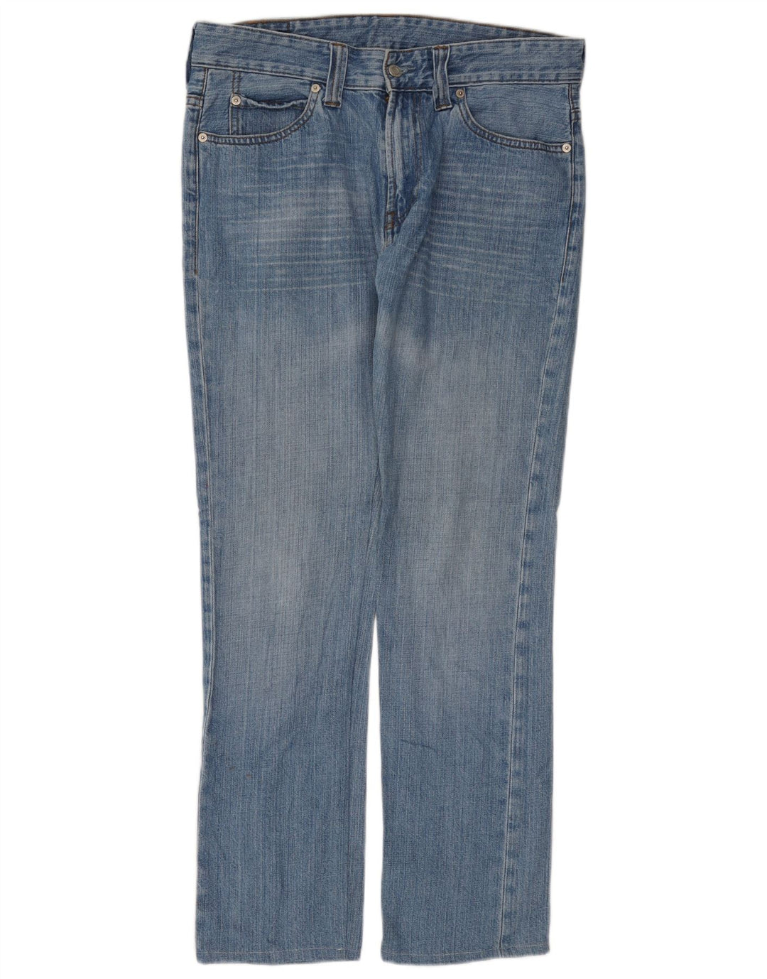 Мужские прямые джинсы Levi's 506 W33 L30 синие, хлопок