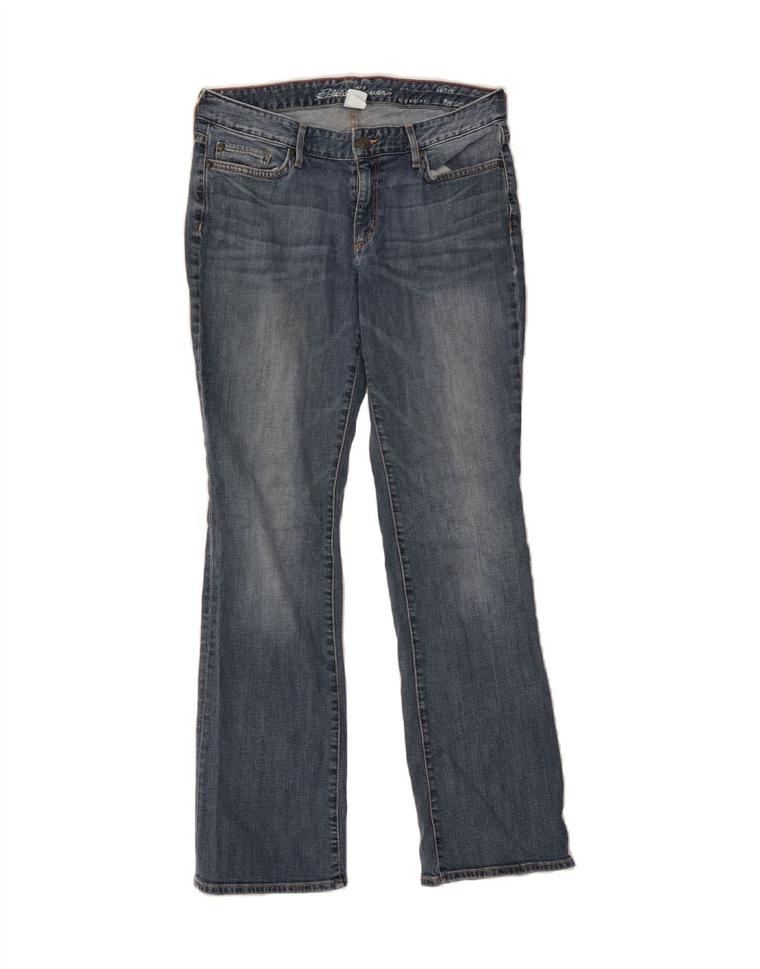 EDDIE BAUER Womens Curvy Bootcut Jeans US 10 Large W32 L32 Blue Cotton Vintage Eddie Bauer and Second-Hand Eddie Bauer from Messina Hembry 