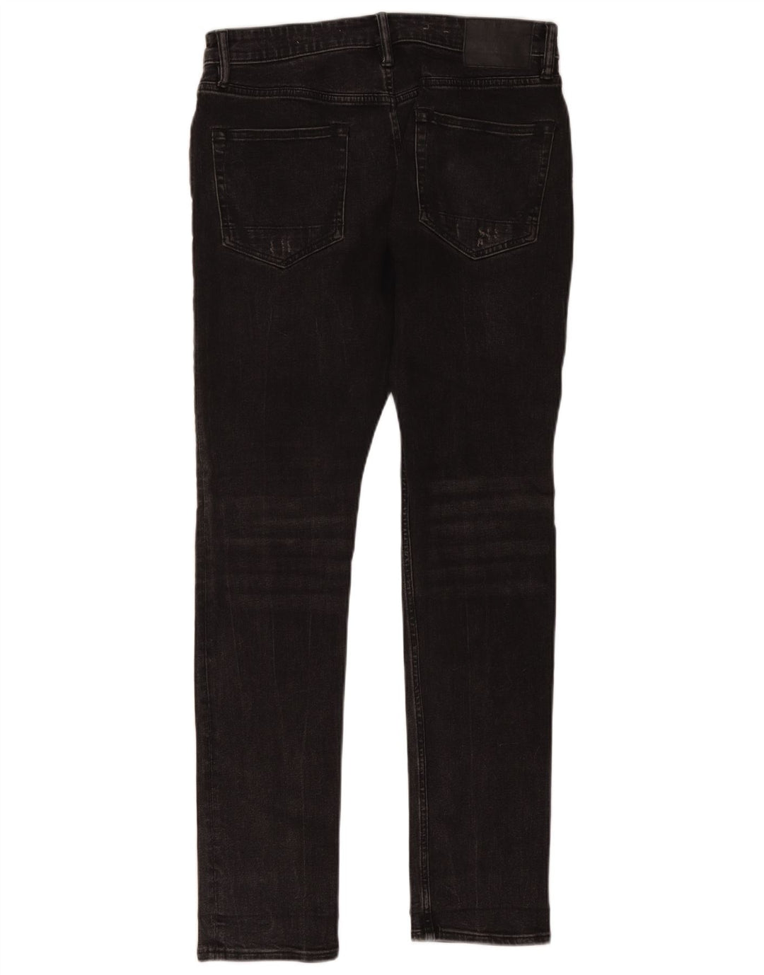 Мужские потертые узкие джинсы All Saints W30 L32, черный хлопок