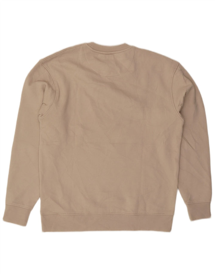 Мужской свитшот Jack & Jones, большой хлопковый бежевый джемпер