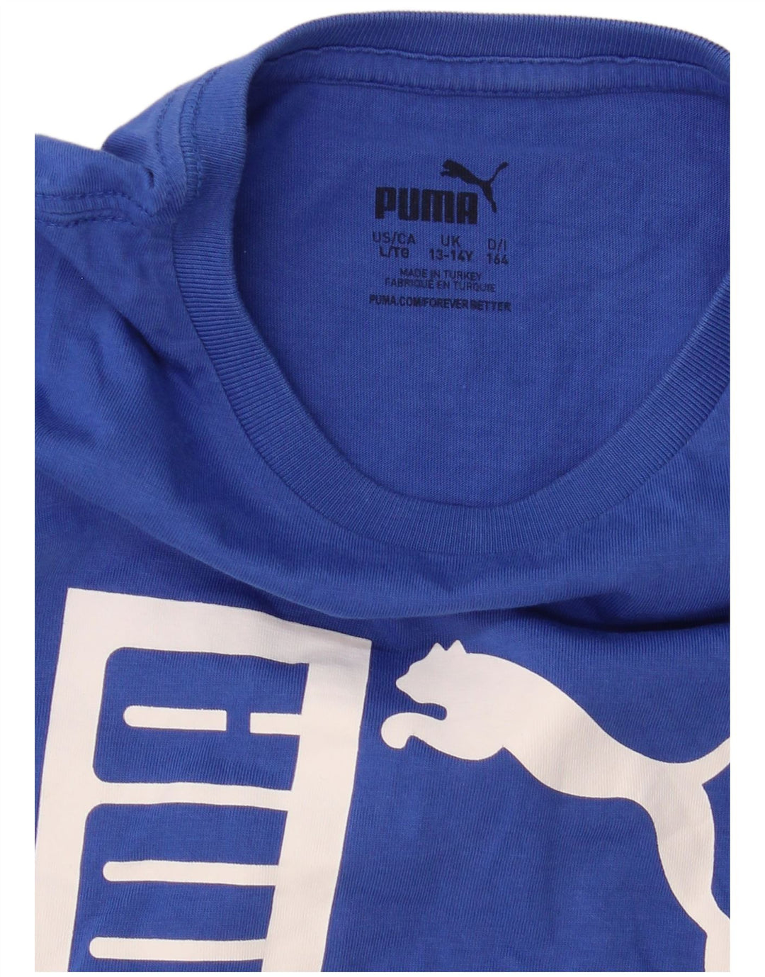 PUMA Boys Graphic T-Shirt Top 13-14 Years  Blue