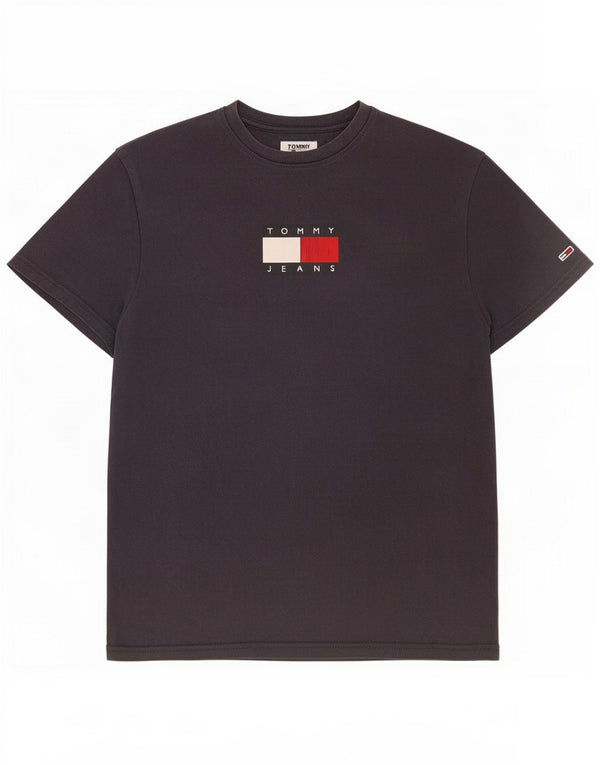 Tommy Hilfiger Mens T-Shirt Top Medium Navy Blue Cotton