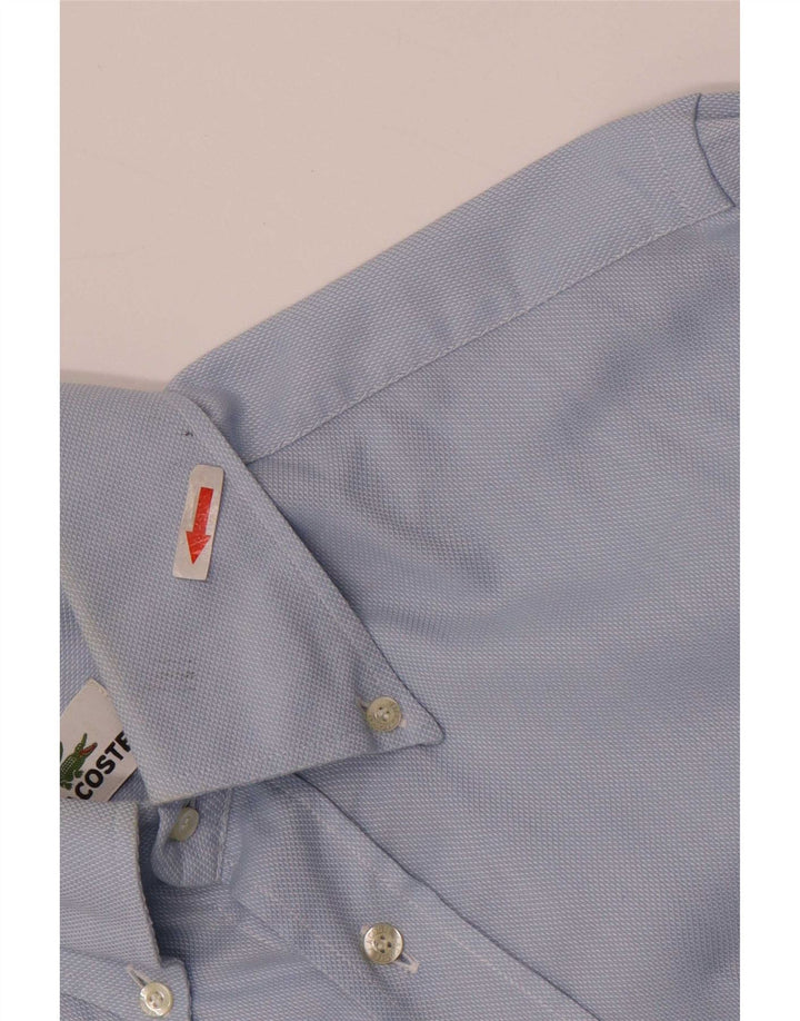 Мужская рубашка Lacoste, размер 39, средний синий
