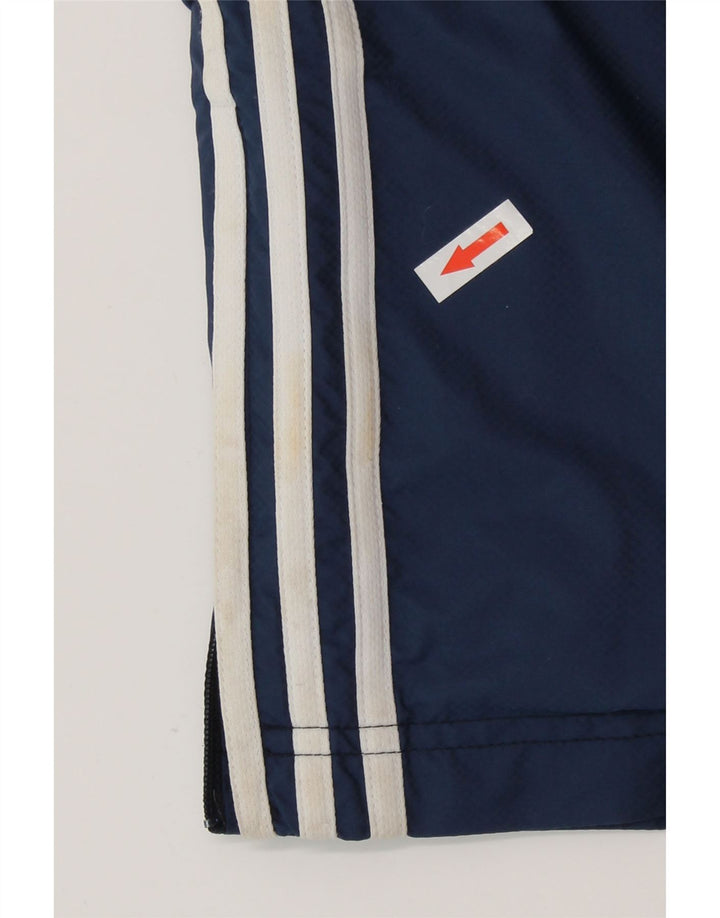 Мужские спортивные брюки Adidas, большие темно-синие нейлоновые брюки