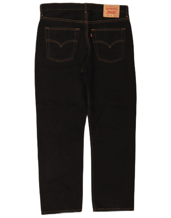 Мужские прямые джинсы Levi's 582 W36 L30 черные