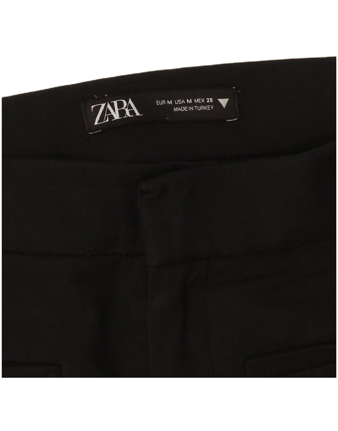 Женские повседневные брюки Zara Bootcut Medium W28 L26, черные