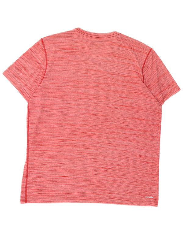 Мужская футболка Adidas Top XL из полиэстера в красную полоску