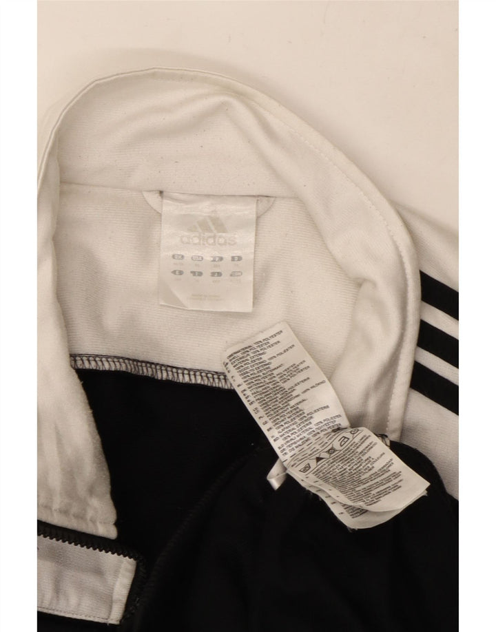 Мужская спортивная куртка Adidas UK 48/50 XL, черный полиэстер с цветными блоками