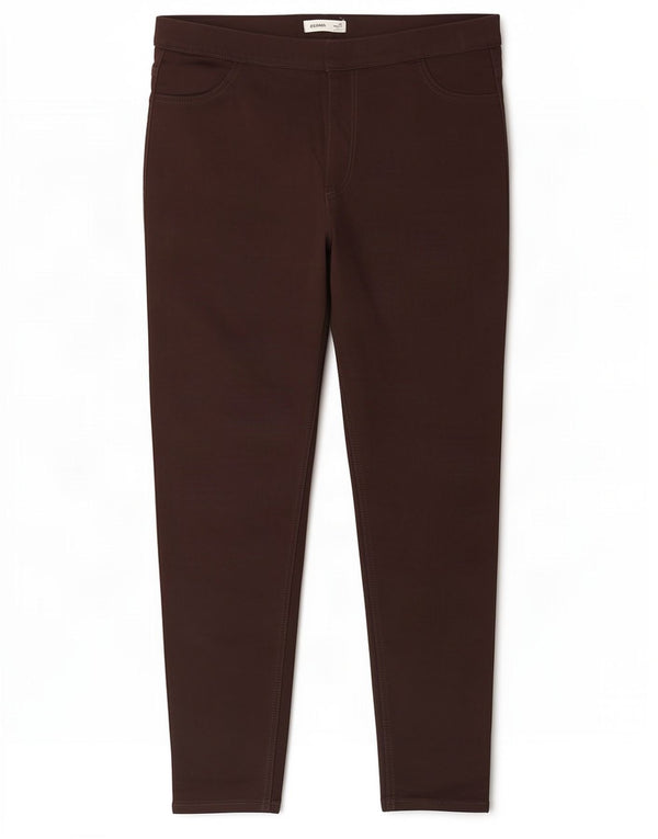 Женские джинсы джеггинсы Marks & Spencer UK 18 XL W36 L27 Коричневые хлопковые