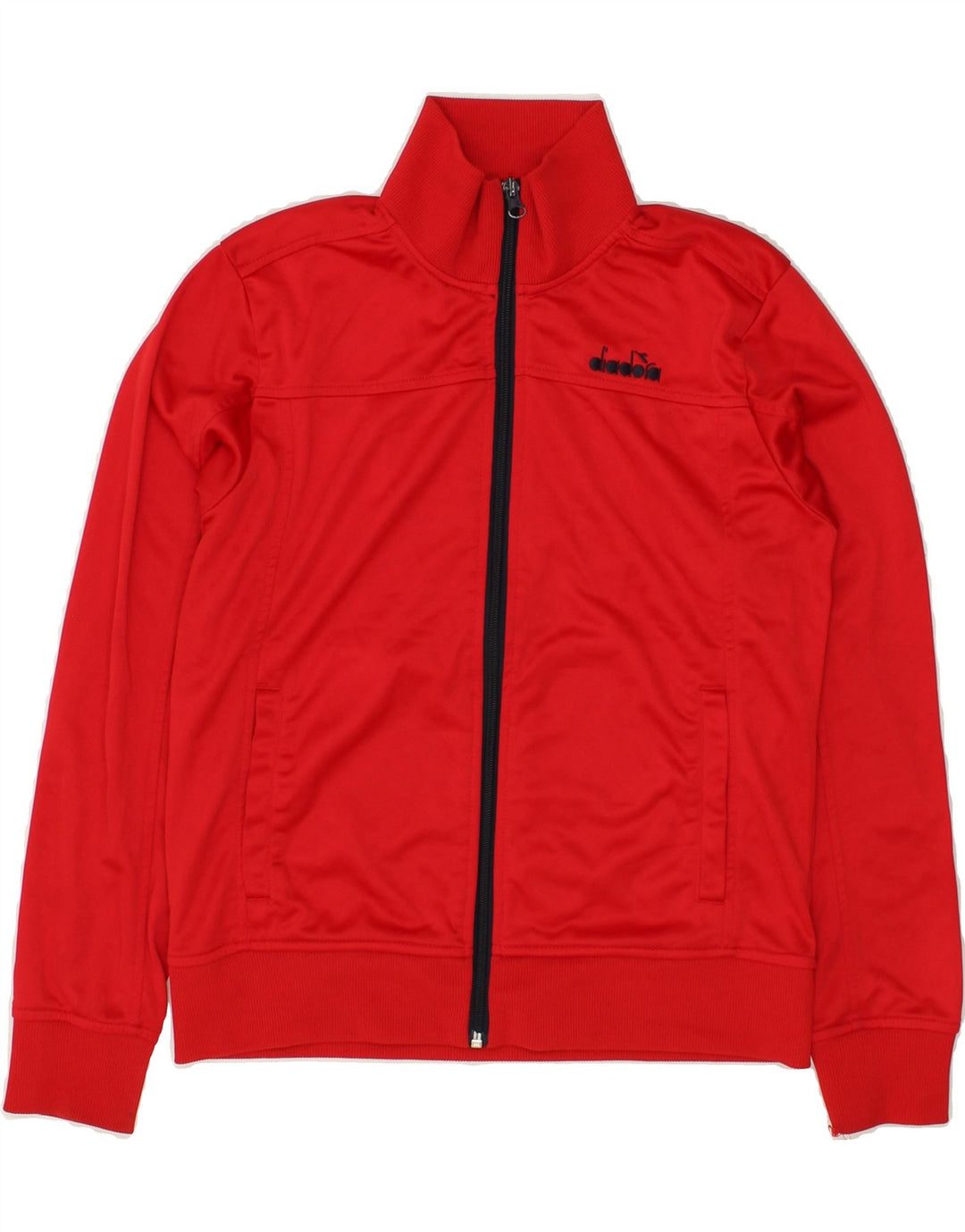 DIADORA Boys Graphic Tracksuit Top Jacket 13-14 Years 2XL  Red Polyester | Vintage Diadora | Thrift | Second-Hand Diadora | Used Clothing | Messina Hembry 