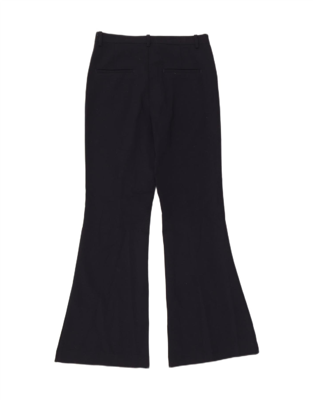 Женские повседневные брюки-клеш Zara, маленькие W26 L32, темно-синий полиэстер