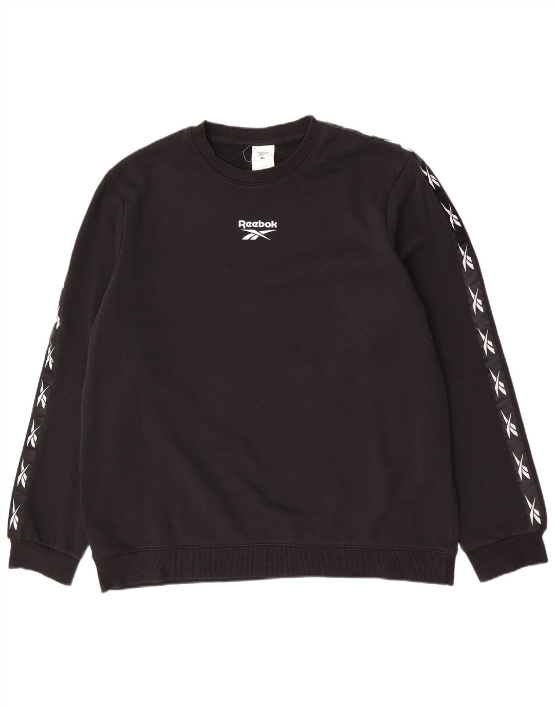 Мужской свитшот с рисунком Reebok XL, черный хлопок