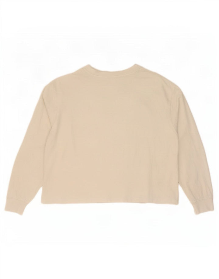 Топ Zara для девочек с длинным рукавом 13-14 лет, белый