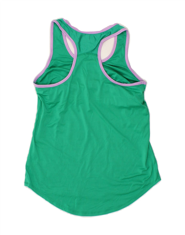 FILA Girls Graphic Vest Top 13-14 Years Large  Green Polyester Vintage Fila and Second-Hand Fila from Messina Hembry 