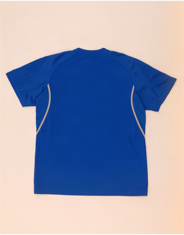 Мужская футболка Adidas Top Medium Blue из полиэстера