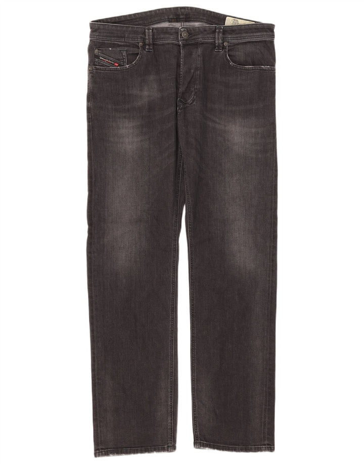 Мужские прямые джинсы Diesel Larkee Regular W38 L32, серый хлопок