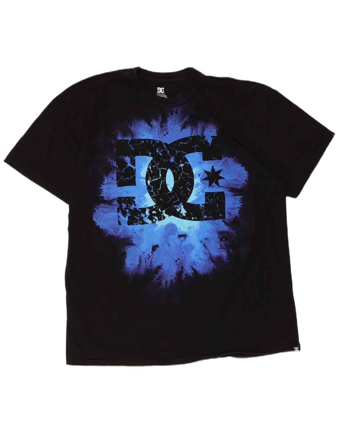 Мужская футболка с рисунком DC XL, черный хлопок