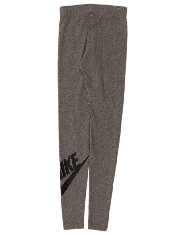 Женские леггинсы с рисунком Nike UK 4 XS, серые