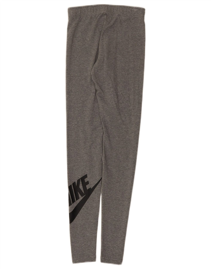 Женские леггинсы с рисунком Nike UK 4 XS, серые