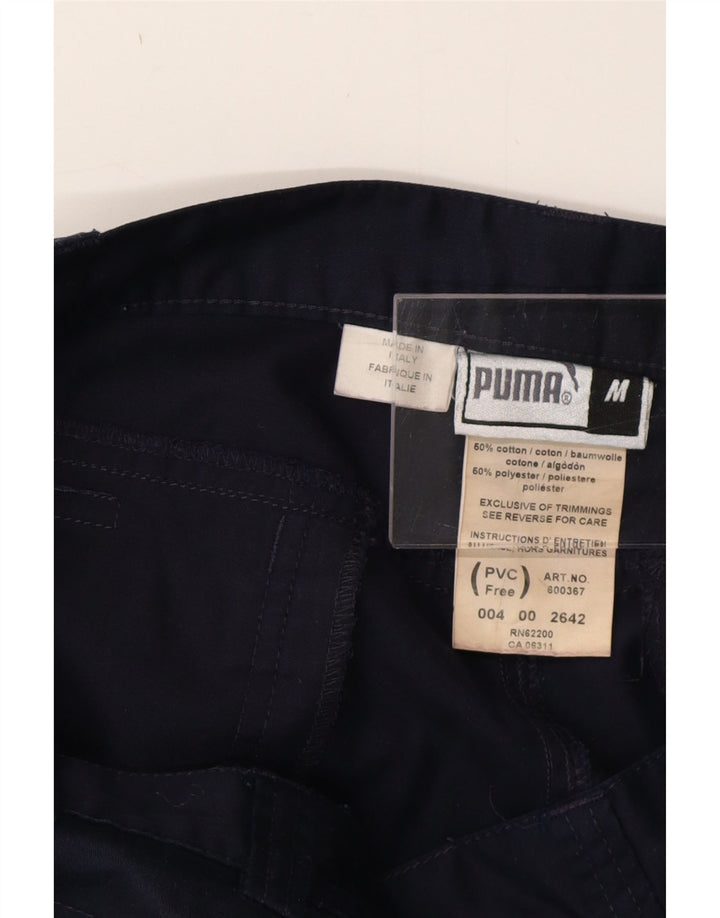 Мужские шорты-карго PUMA Medium W32, темно-синие, хлопок