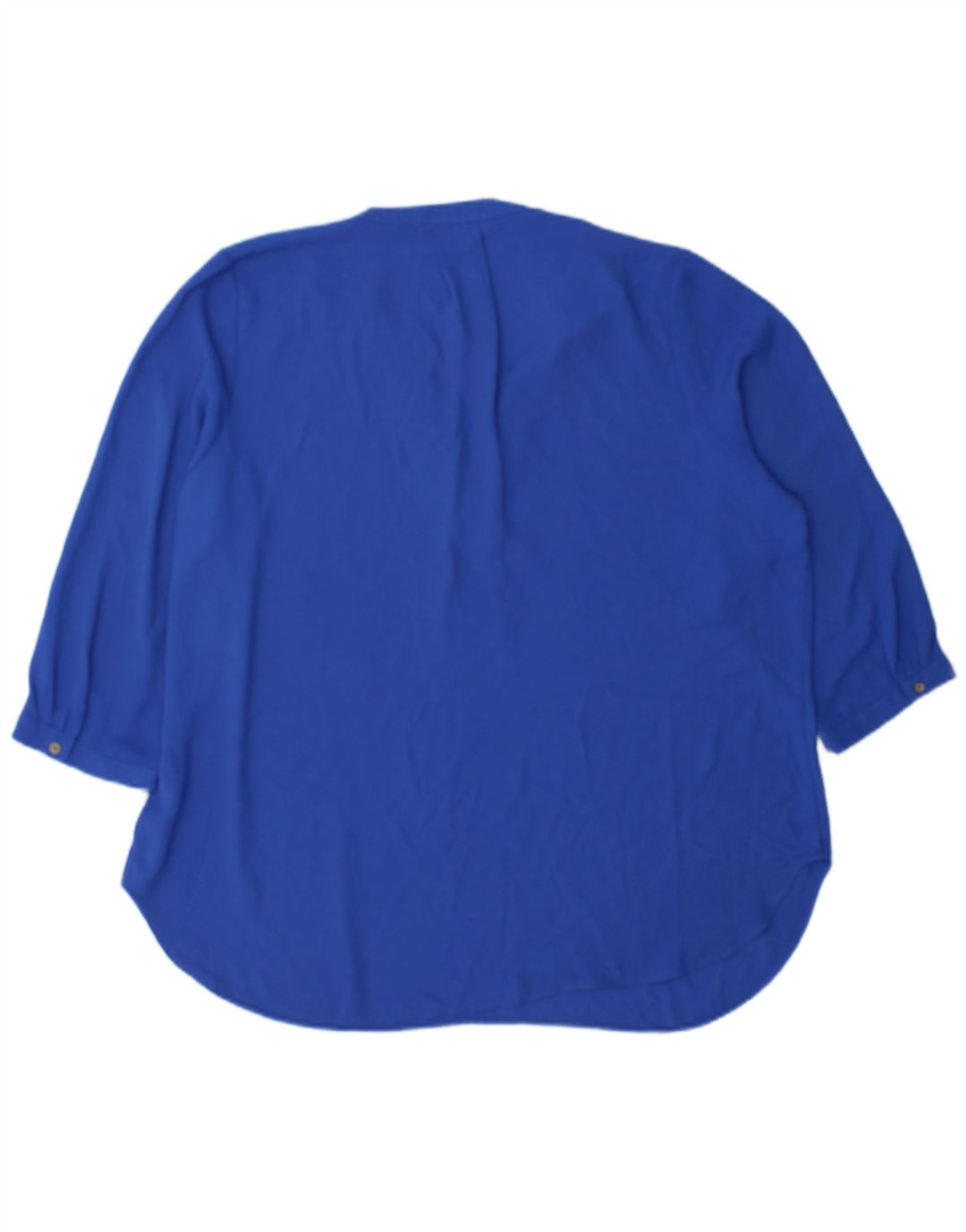 Женская блузка с рукавом 3/4 Marks & Spencer, Великобритания, 18 XL, синий полиэстер
