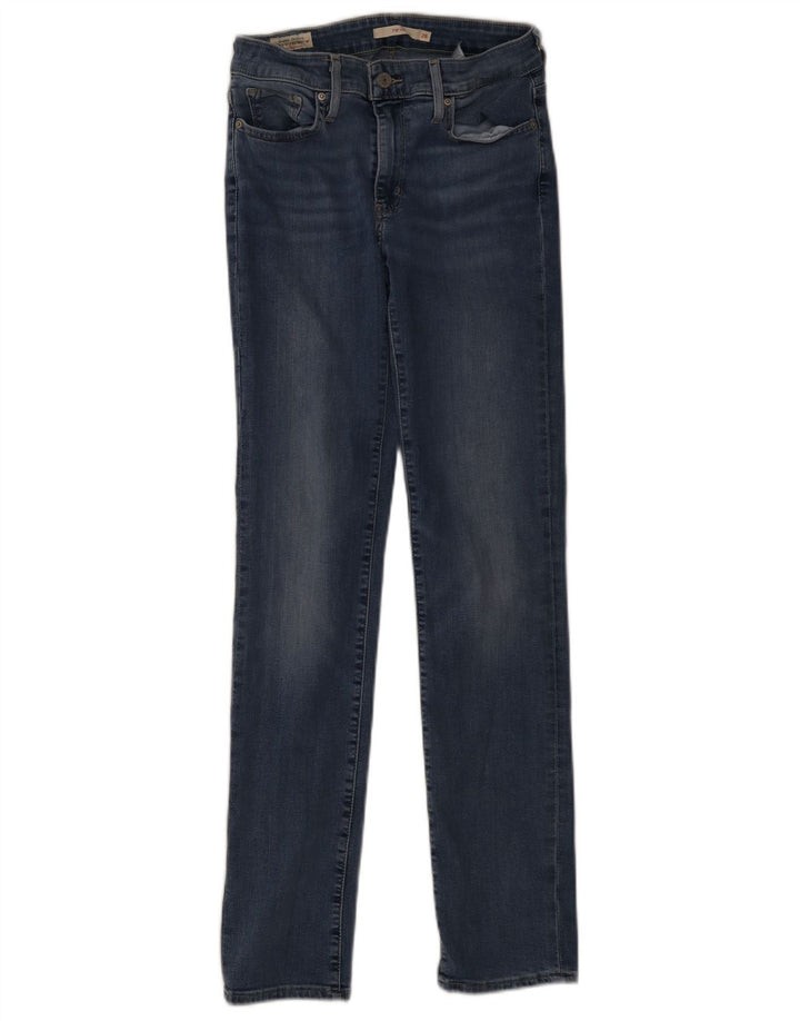 Женские узкие джинсы Levi's 712 W28 L32 синие, хлопок