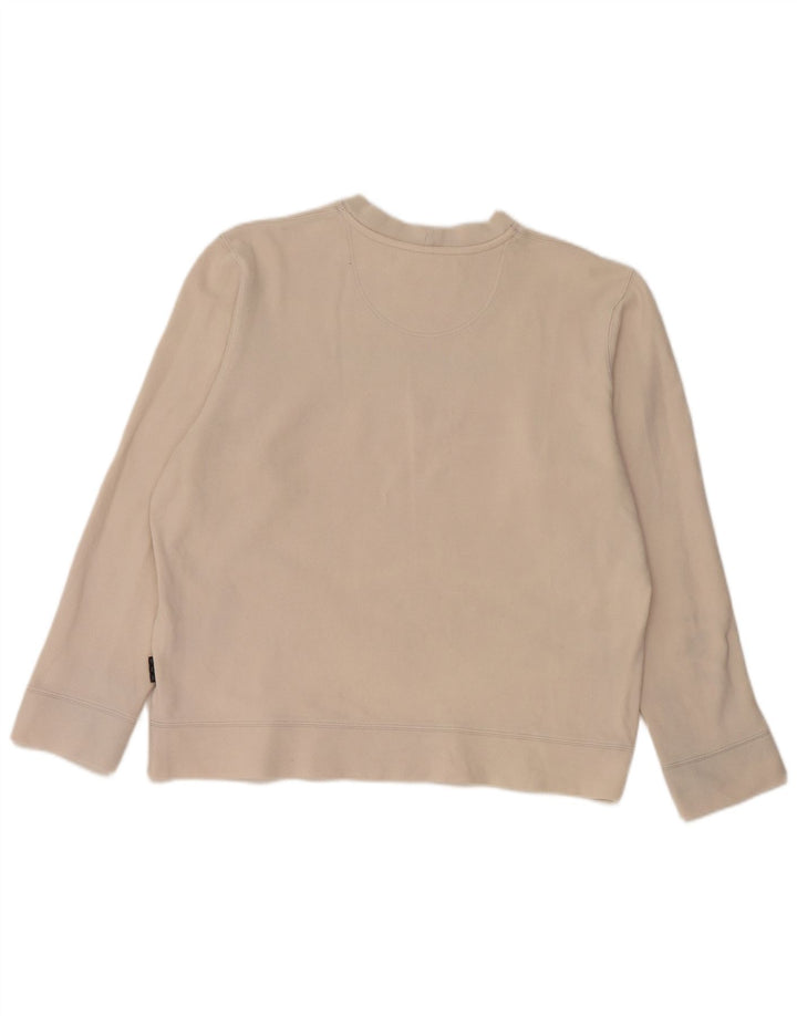 Женский свитер с рисунком SERGIO TACCHINI UK 18 XL Off White