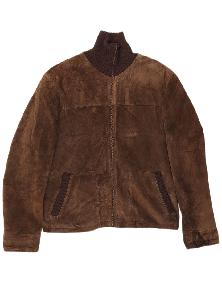 Мужская замшевая куртка Conbipel IT 48 Medium Brown Leather
