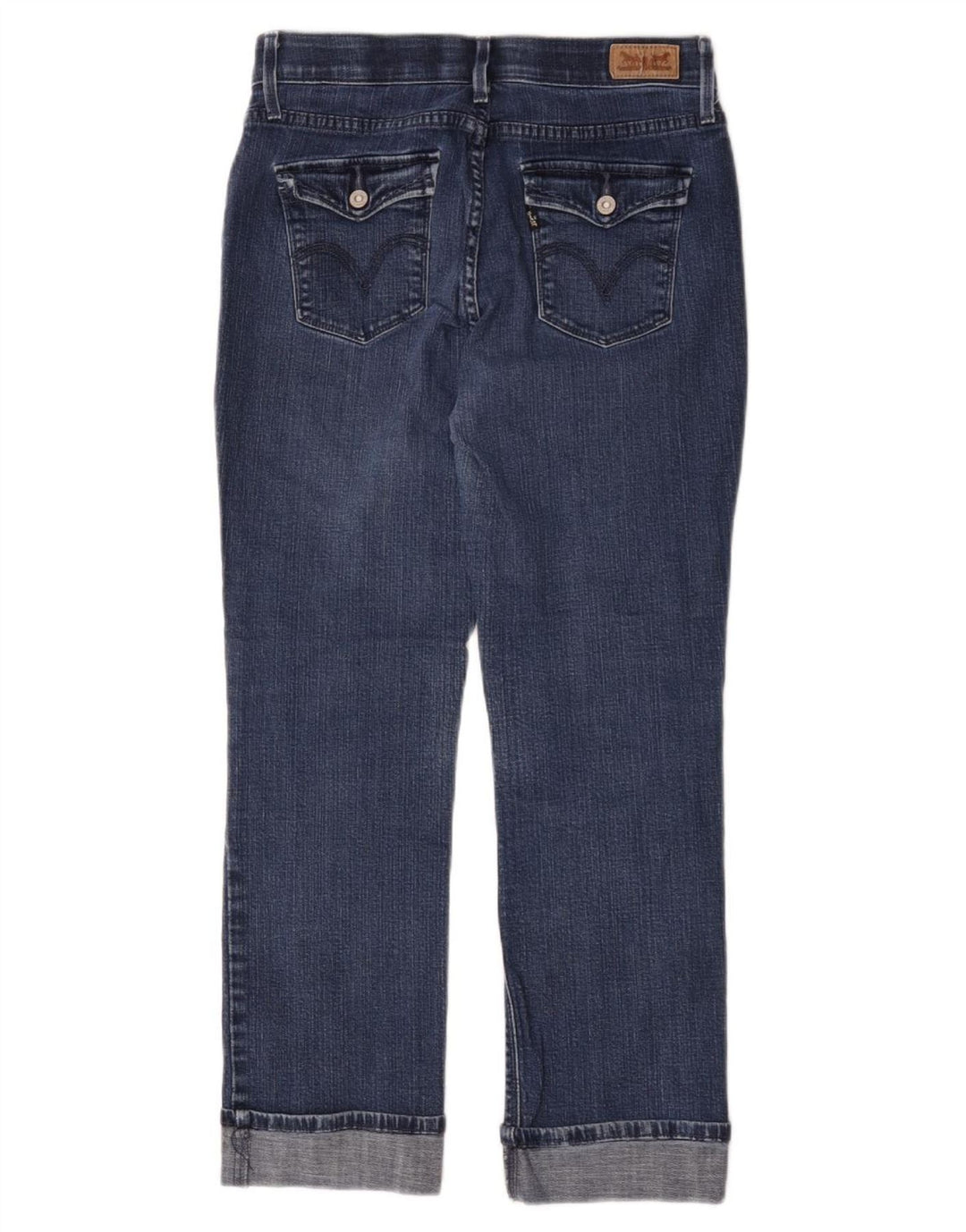 Женские прямые джинсы Levi's US 6, средние W28 L25, синие, хлопок