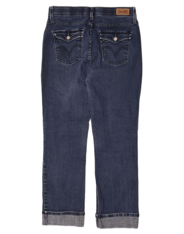 Женские прямые джинсы Levi's US 6, средние W28 L25, синие, хлопок