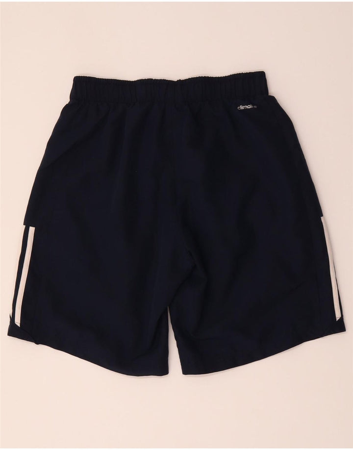Мужские спортивные шорты Adidas Climalite, маленькие, темно-синие, полиэстер