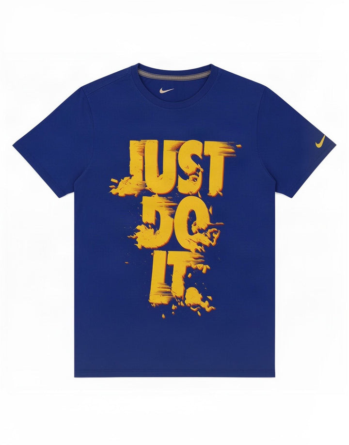 Мужская футболка с рисунком Nike Athletic Cut, средний синий