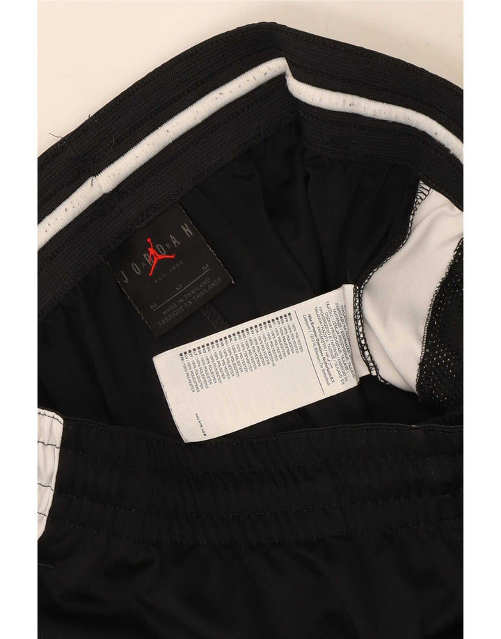 Мужские спортивные шорты Jordan Dri Fit, средний черный, полиэстер с цветными блоками