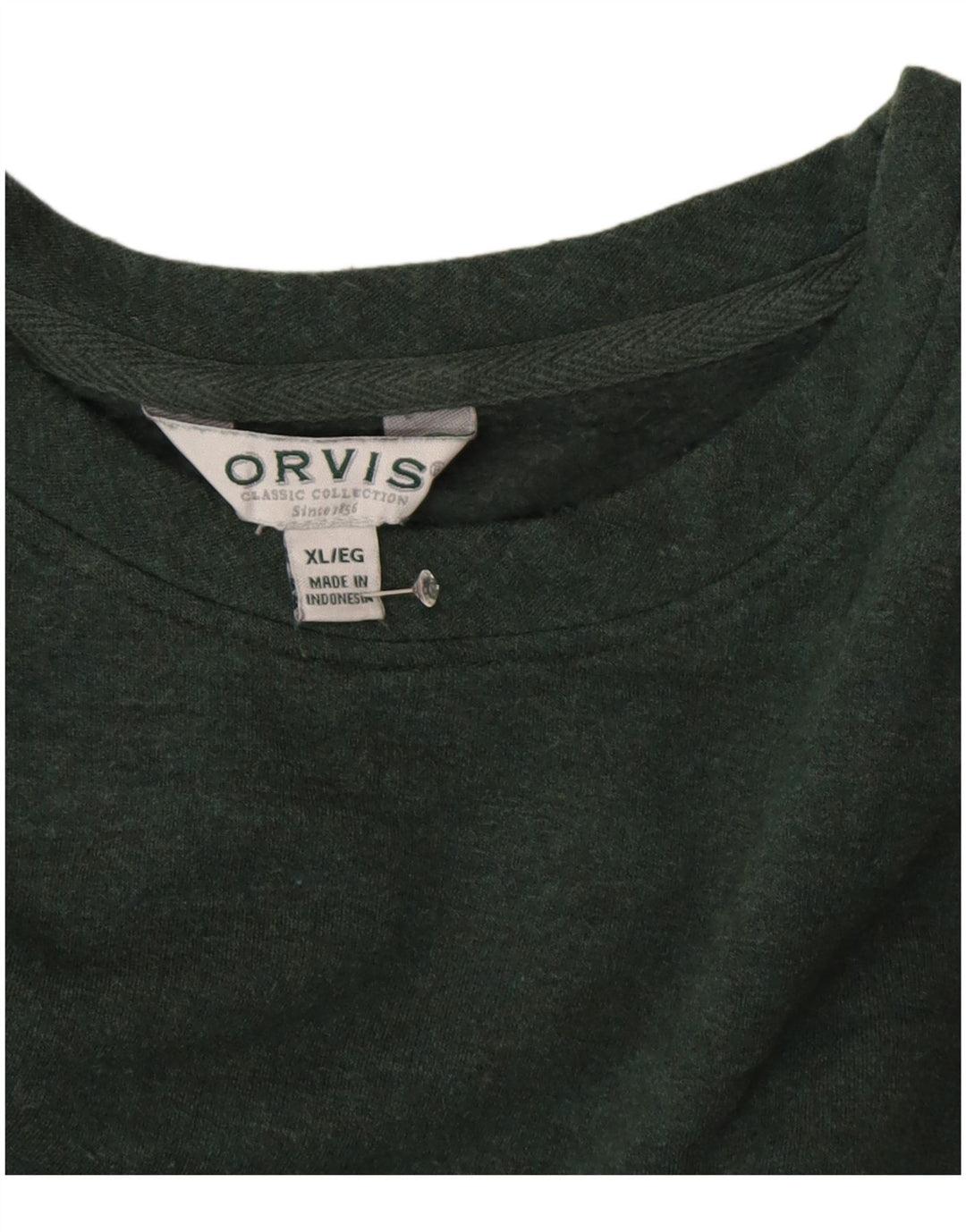 Женский свитер оверсайз ORVIS UK 18 XL Зеленый