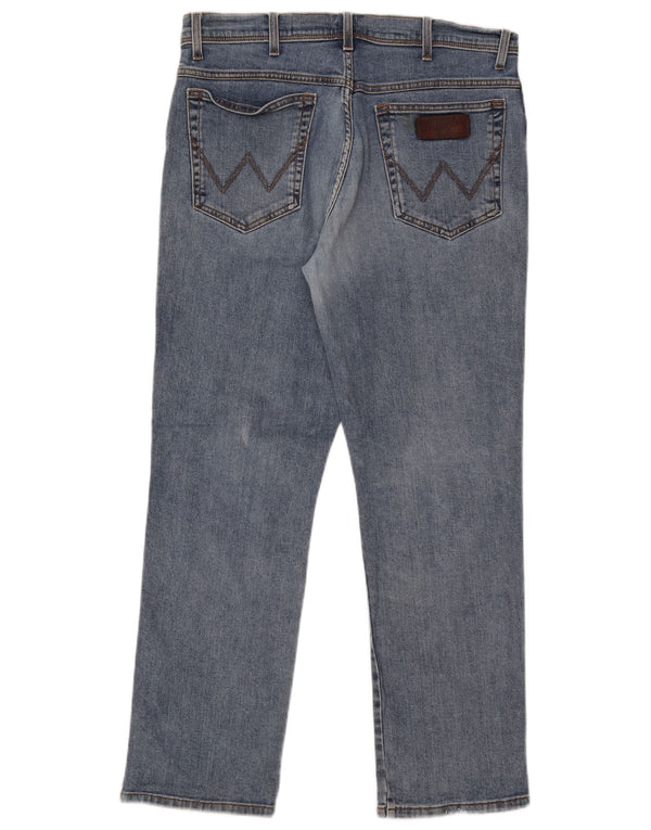 Мужские прямые джинсы Wrangler Texas Stretch W36 L30, синий хлопок