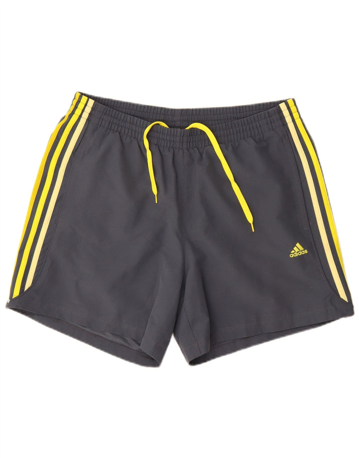 Мужские спортивные шорты Adidas Climalite, большие серые, полиэстер