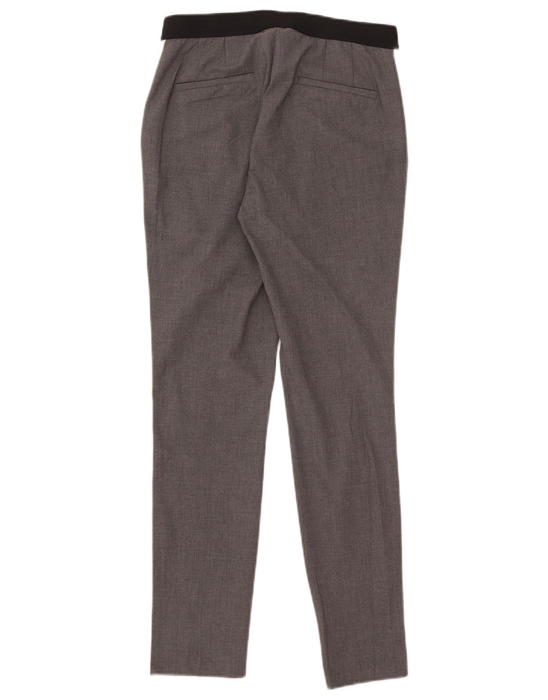 Женские узкие костюмные брюки Zara Medium W28 L27, серый полиэстер