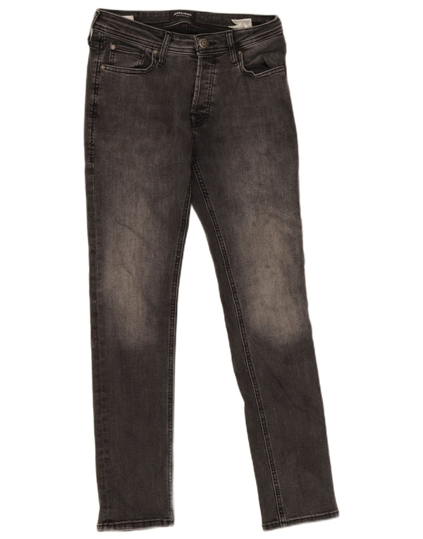 Мужские узкие джинсы Jack & Jones W29 L30, серый хлопок