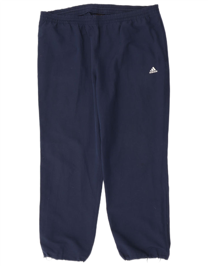 Мужские спортивные брюки Adidas Climalite 2XL темно-синие из полиэстера