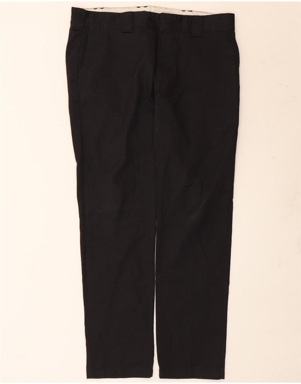 Мужские брюки-чиносы Dickies Slim Fit W36 L32, черный полиэстер