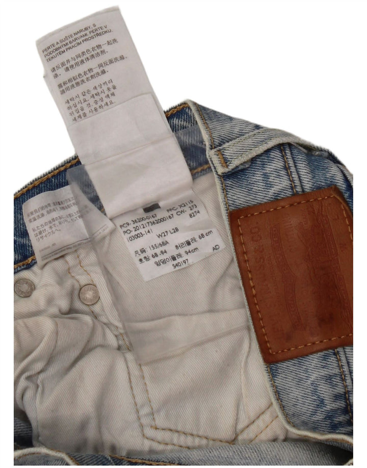 Мужские прямые джинсы LEVI'S W27 L28 синие, хлопок