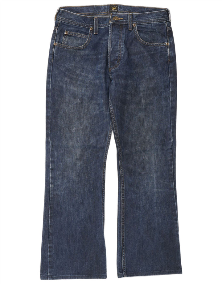 Мужские прямые джинсы Lee Denver W33 L30, синий хлопок